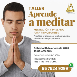 Taller ¡Aprende a meditar!