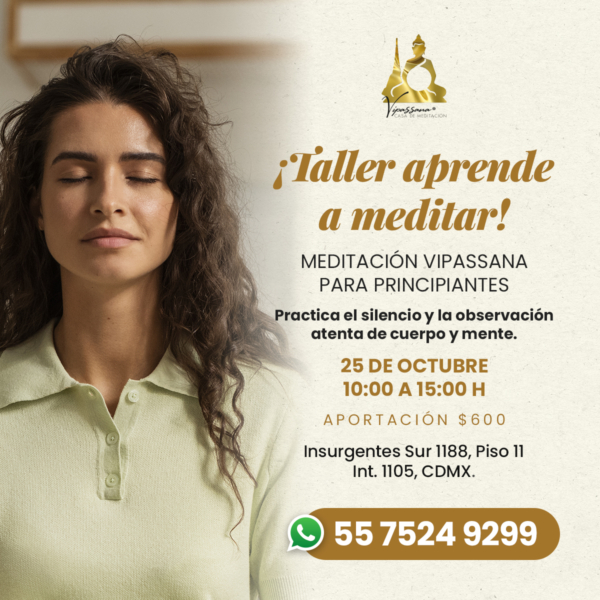 Taller ¡Aprende a meditar!