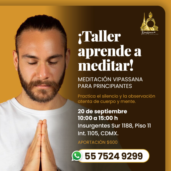 Taller ¡Aprende a meditar!
