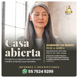 Casa abierta, meditación libre