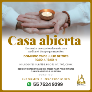 Casa abierta, meditación libre