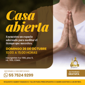 Casa abierta, meditación libre