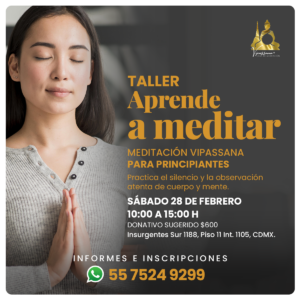 Taller ¡Aprende a meditar!