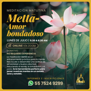 Comienza la semana con Amor-Bondad, meditación en línea